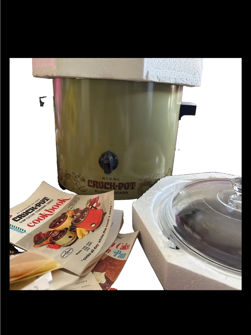 Rival Crock-Pot Slow Cooker avocado green NEW OLD STOCK NEVER USED